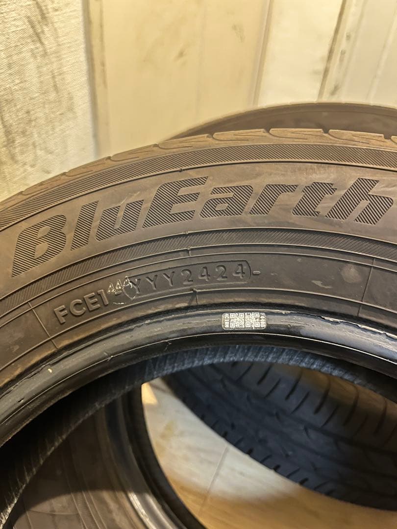 送料込！バリ山！24年製！ヨコハマブルーアース145\80-13 3本のみ