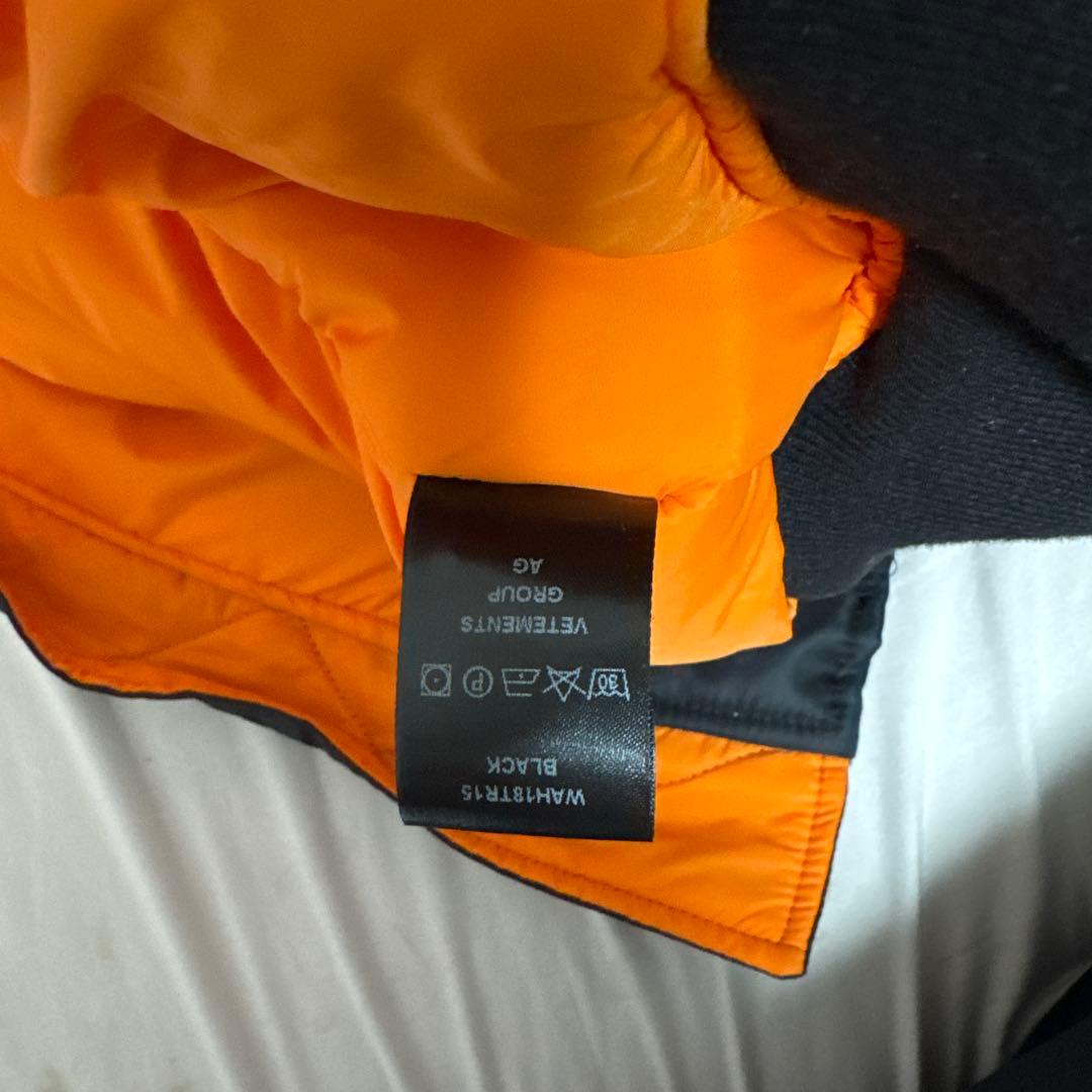 Vetements 17aw jacket ma-1 パーカー