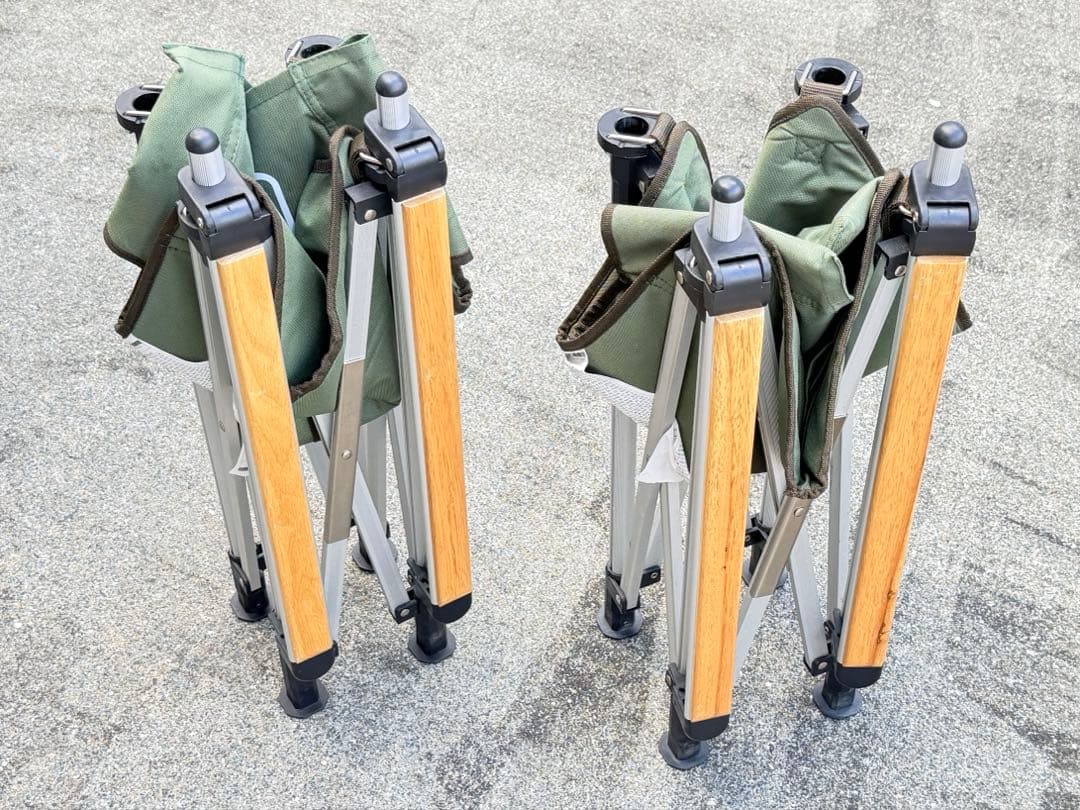 Coleman ツーウェイキャプテンチェア グリーン 2脚セット