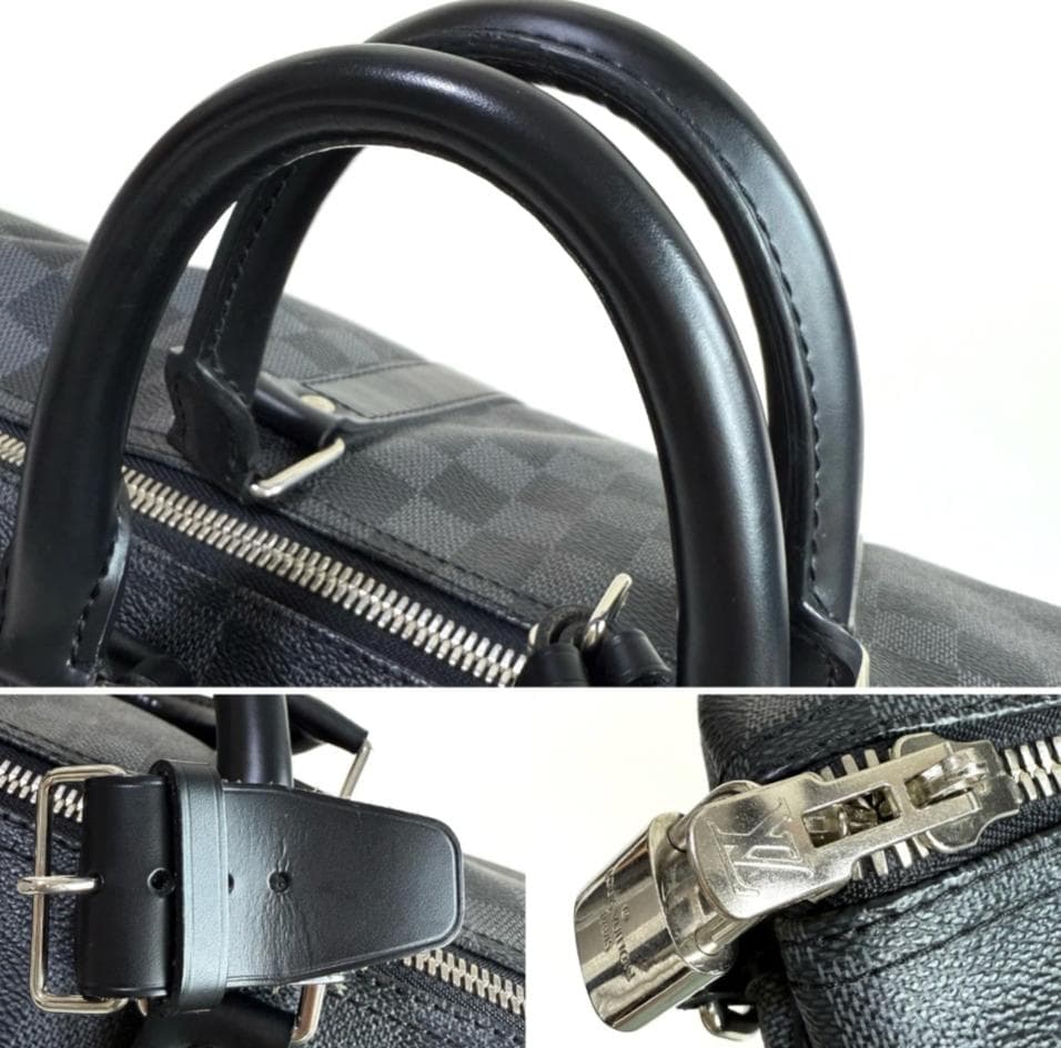 【美品】ルイ・ヴィトン キーポル45 ダミエ