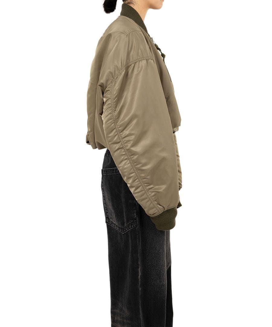 Maison Mihara Yasuhiro ロールアップヘムフライトジャケット