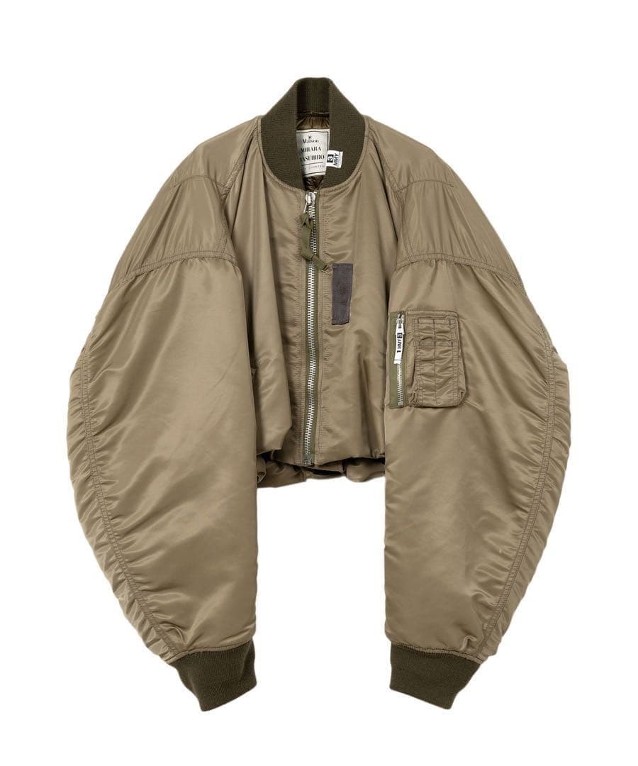 Maison Mihara Yasuhiro ロールアップヘムフライトジャケット