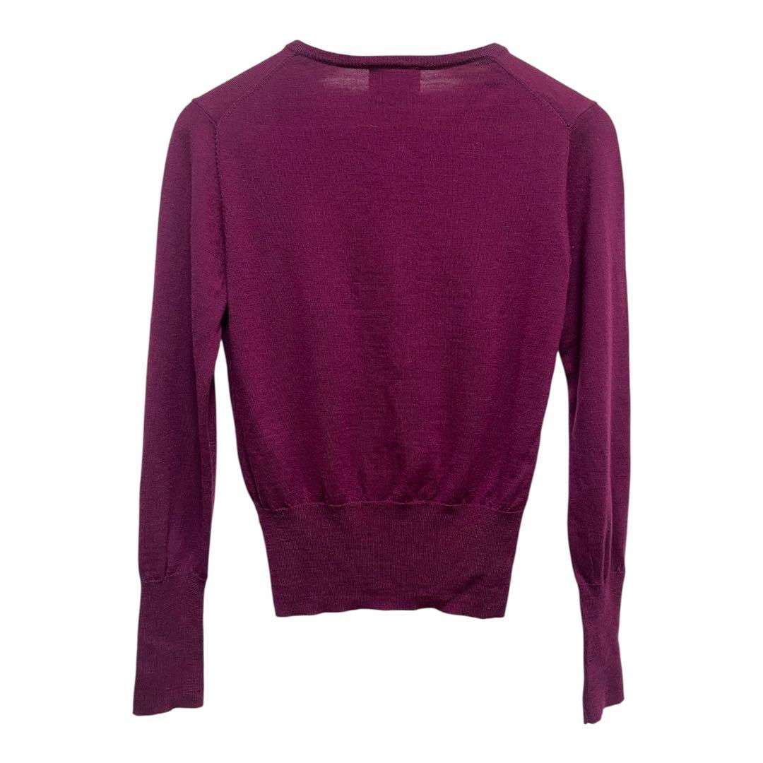 【美品】 Vivienne Westwood ウール カーディガン 赤 RED