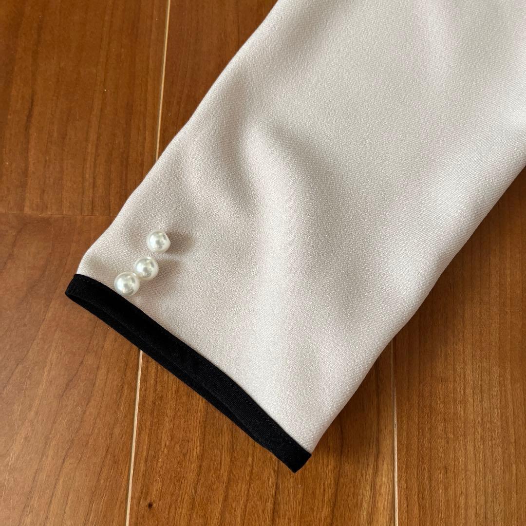 ꙳✧˖極美品꙳✧˖ Apuweiser-riche 配色ラインワンピースＳサイズ
