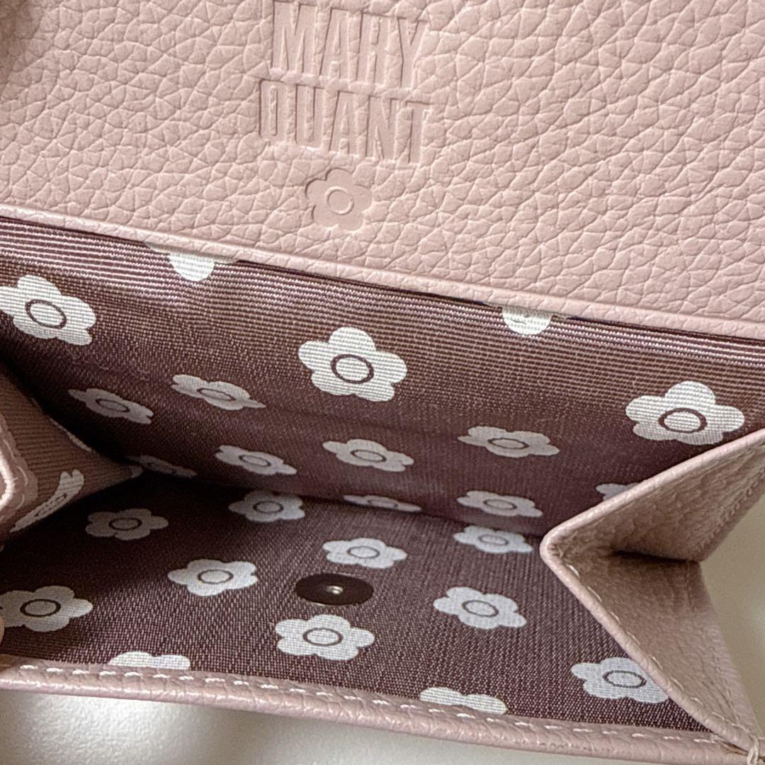 マリークヮント MARY QUANT シーリングデイジーレター ミニウォレット