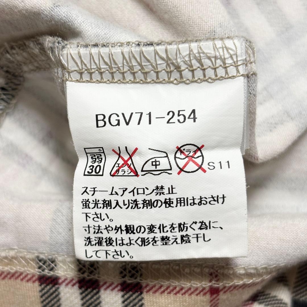 極美品 BURBERRY バーバリー ゴルフ ノバチェック ポロシャツ 半袖 L