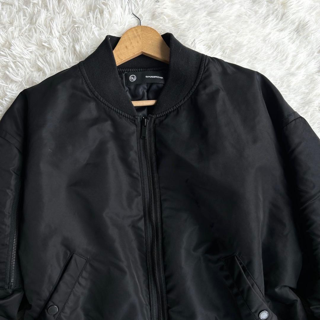 極美品◎ GU × undercover MA-1 ブルゾン ブラック 黒 L