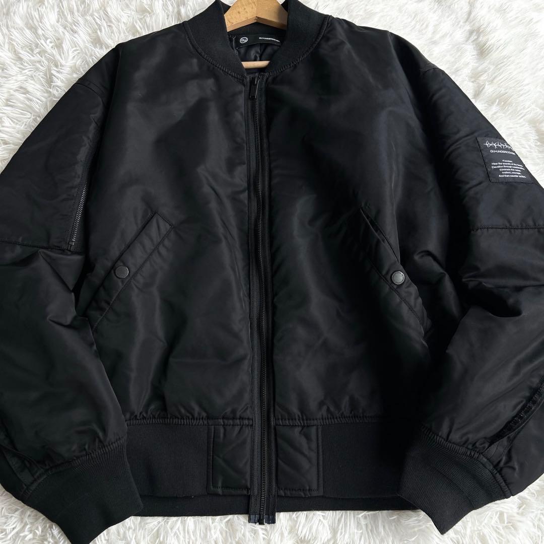 極美品◎ GU × undercover MA-1 ブルゾン ブラック 黒 L