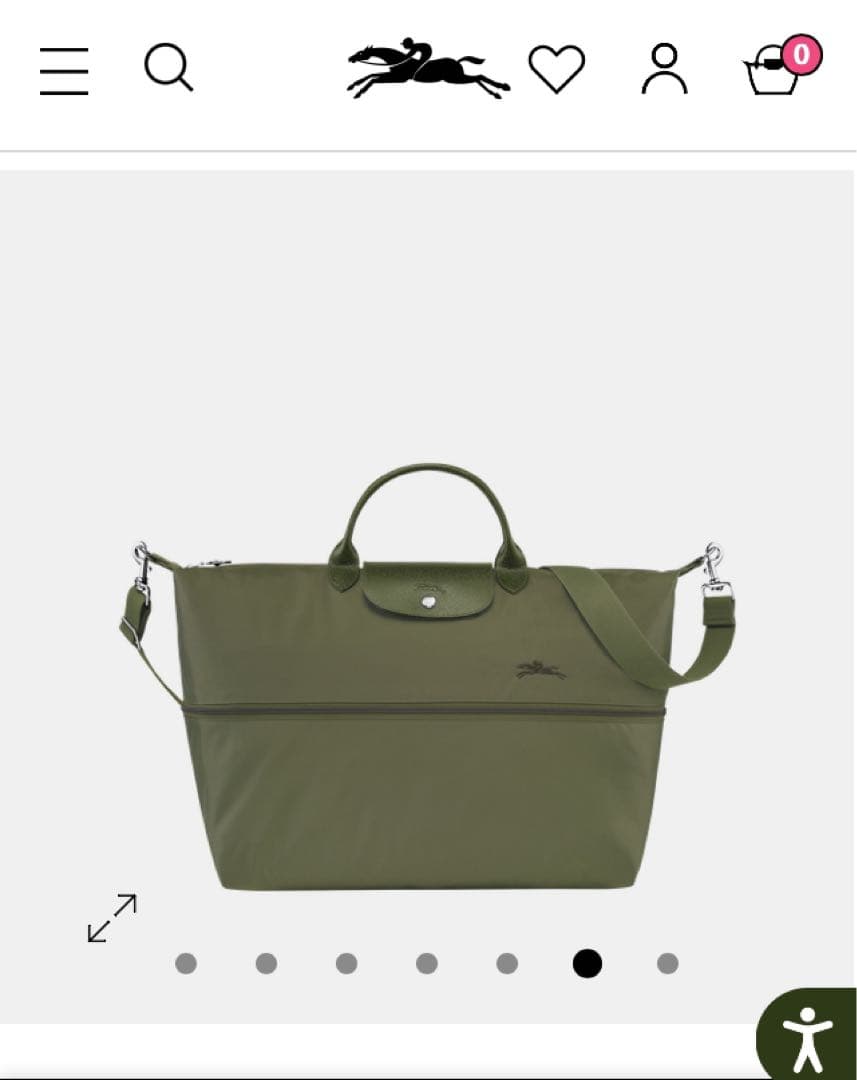 最終価格　ロンシャン　ボストンバッグ　トラベルバック