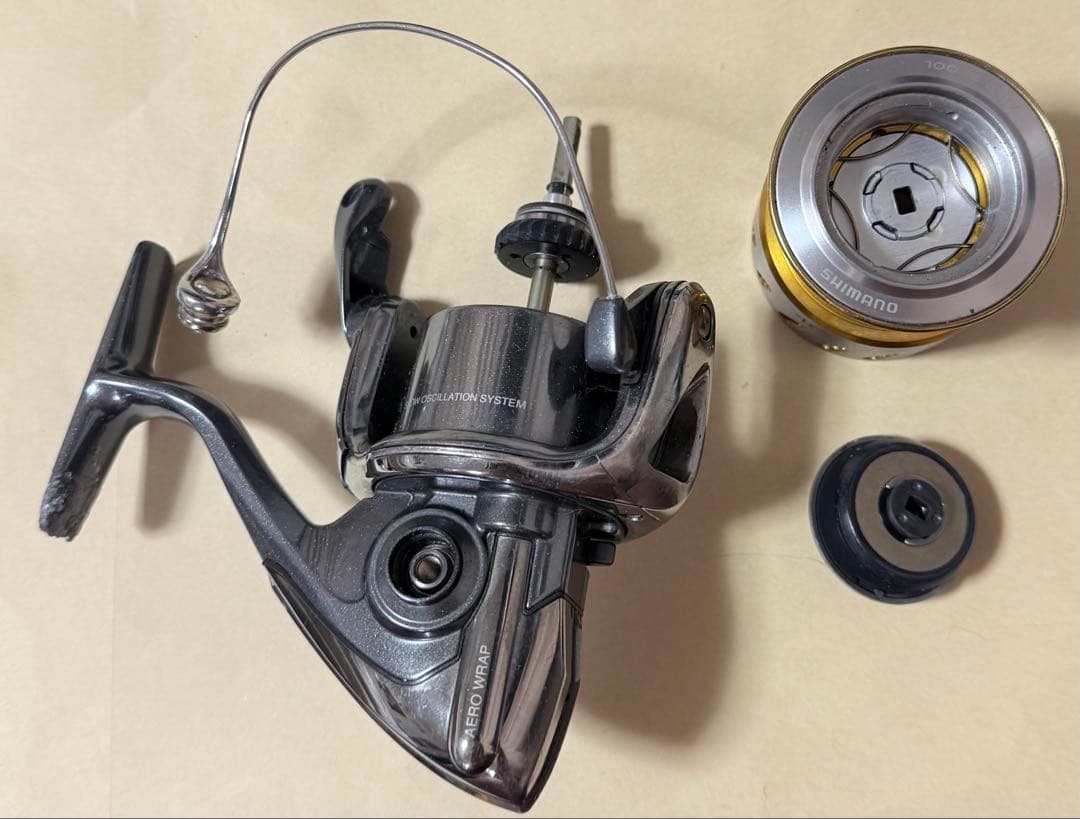 ジャンク シマノ ステラ SD34H 回転スムーズ ハンドル無し 部品取り