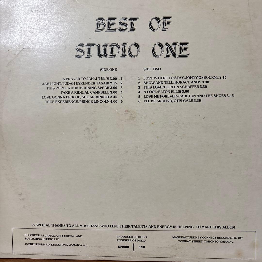 Best Of Studio One Volume 4 レコード