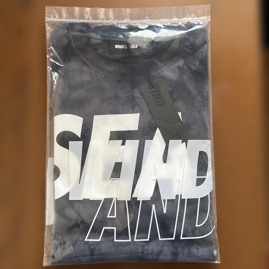 WIND AND SEA タイダイ Tシャツ ブラック ウィンダンシー XL