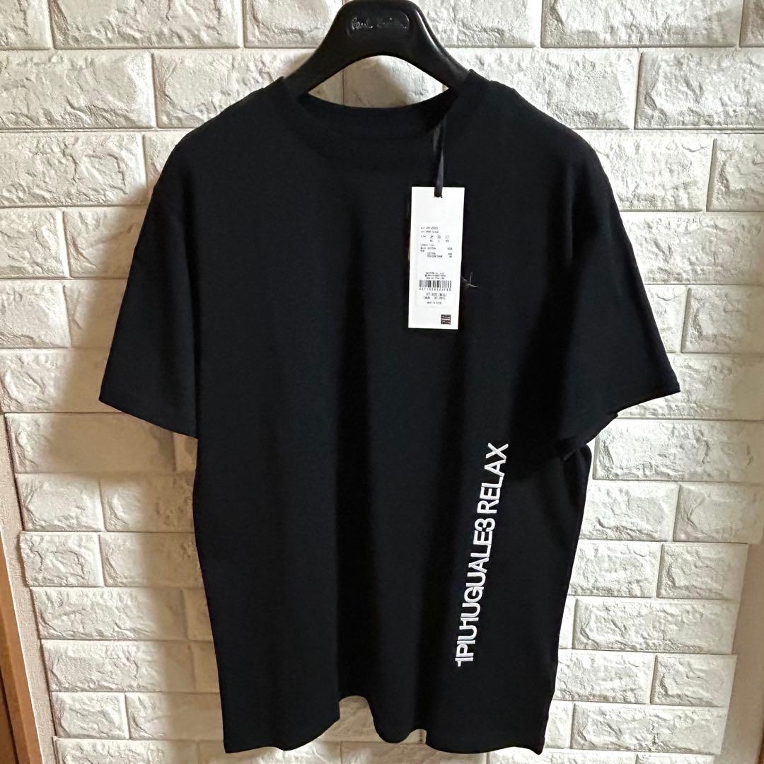 【新品】1PIU1UGUALE3 RELAX／立体刺繍ロゴ Tシャツ XL