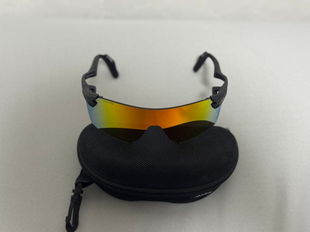 Airfly スポーツサングラス オレンジミラー AF-305