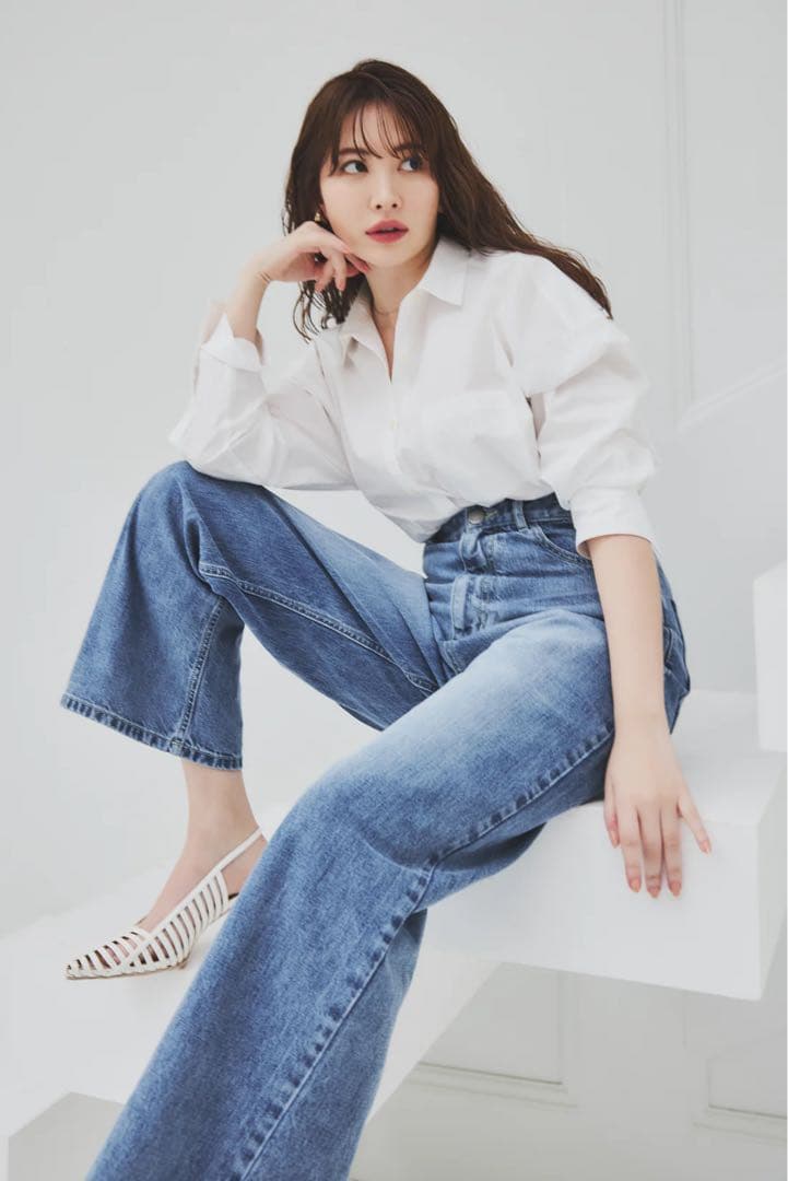 パンツ Milano Wide-Straight Jeans