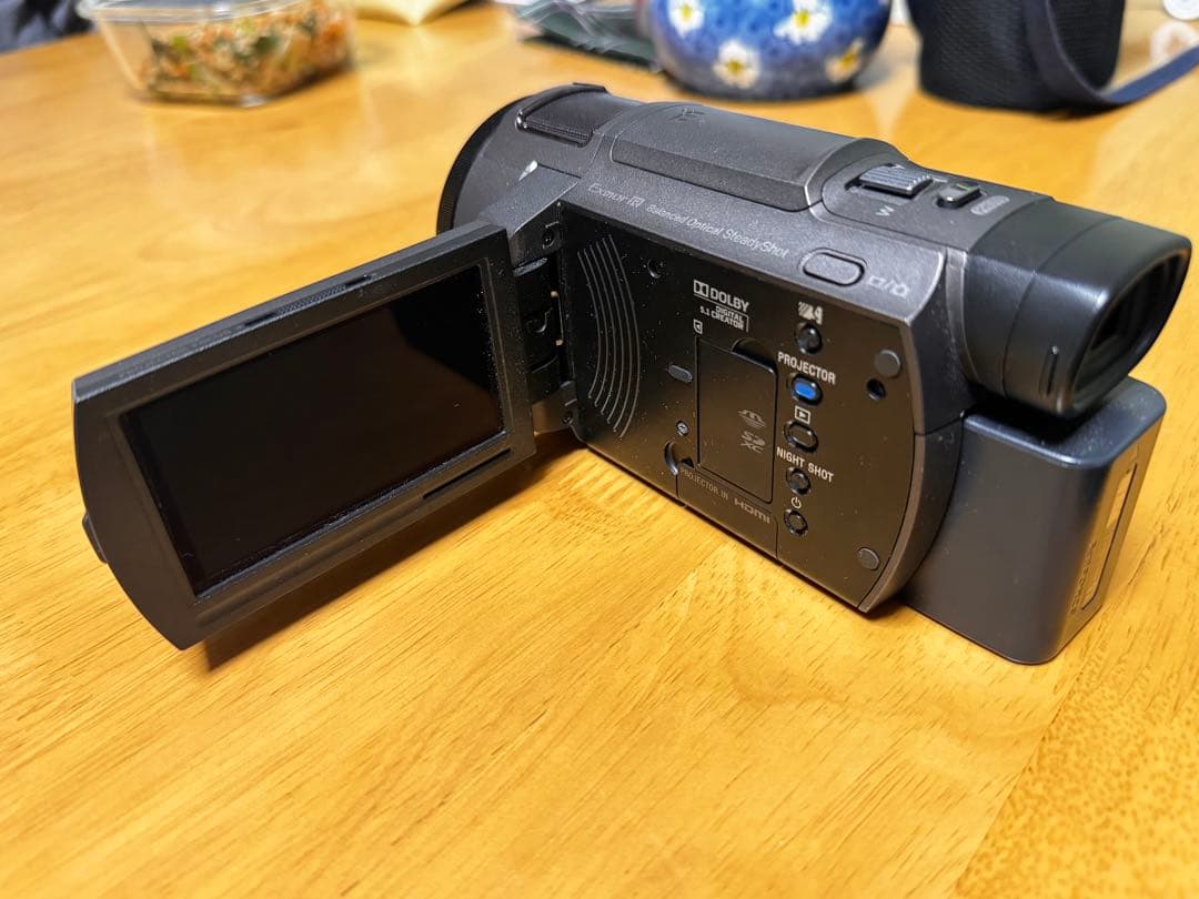 SONY FDR-AX35 プロジェクター内蔵＋スピーカーセット　動作確認済み