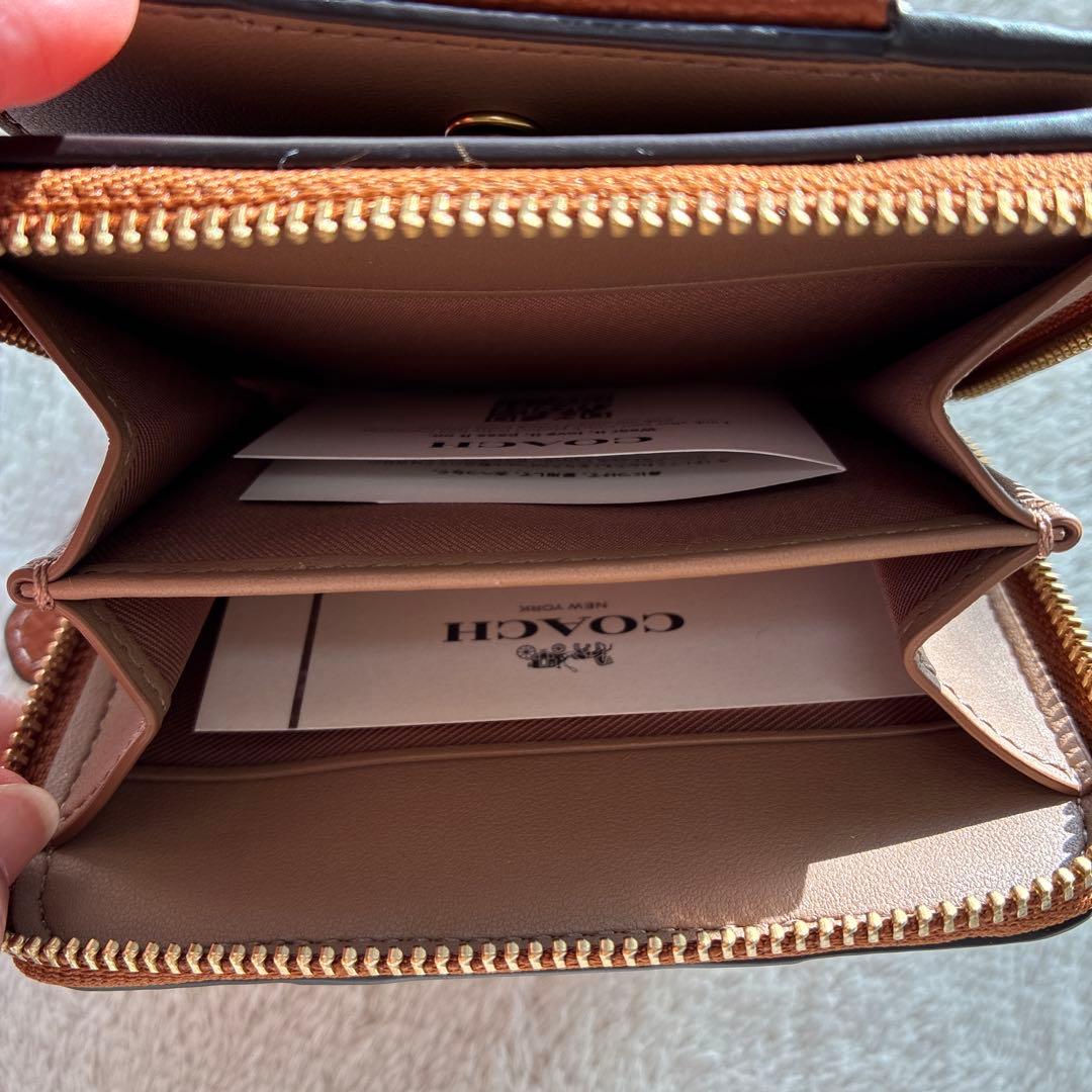 COACH ビルフォールド ウォレット・ホース アンド キャリッジ プリント