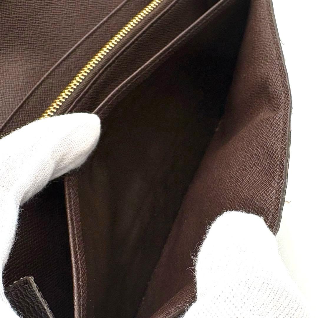 美品✨　ルイヴィトン　ダミエ エベヌ ポルトフォイユ ローズベリー 長財布