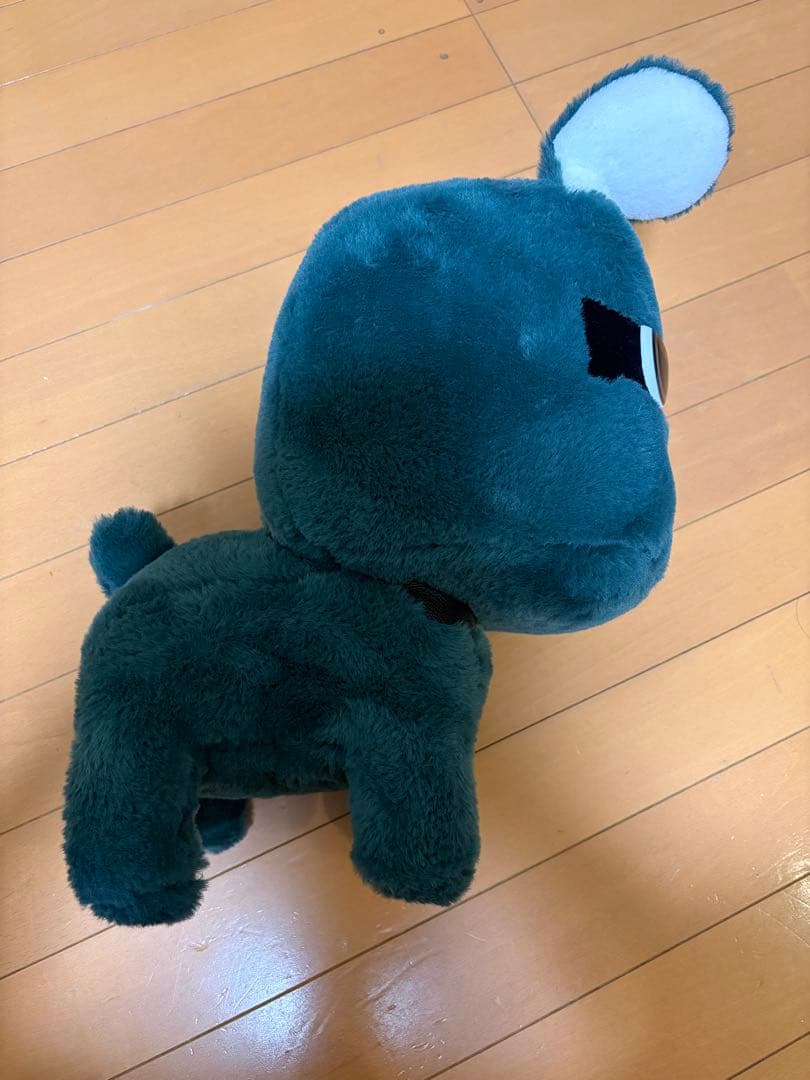 三菱自動車 デリカミニ 特大 デリ丸 BIG ぬいぐるみ 緑色 非売品
