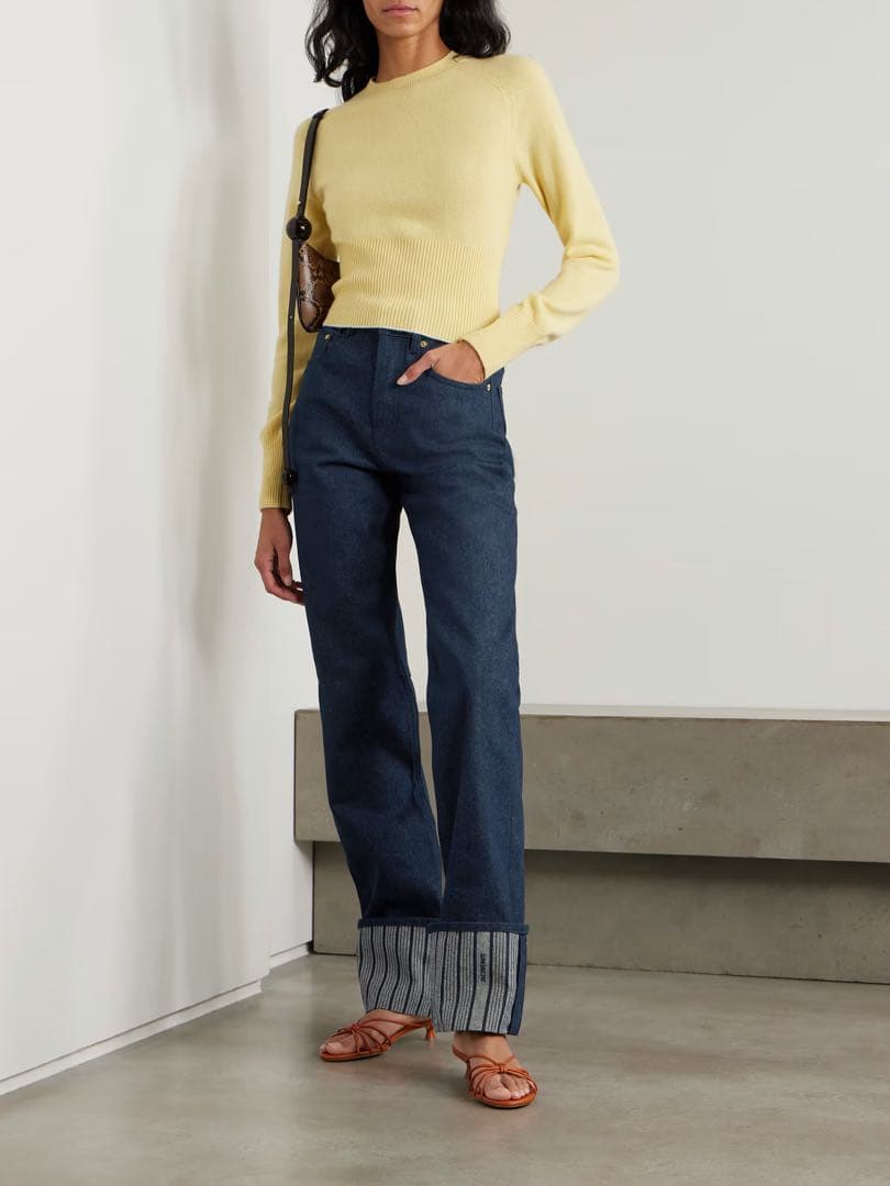 み*様 【新品未使用】JACQUEMUS デニムパンツ　ストライプ　24