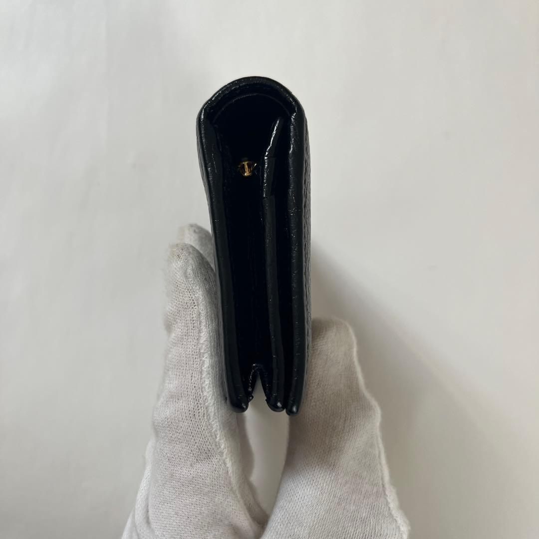 s*w様 GUCCI グッチ　二つ折り財布　456126 GGマーモント　ブラッ