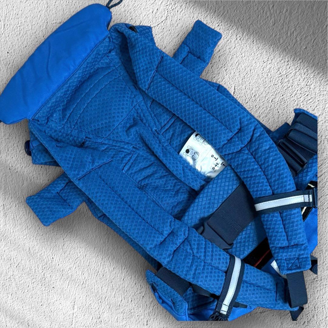 美品【ergobaby】OMNI Breeze サファイアブルー ポーチ付き