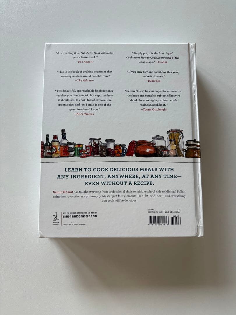 Salt, Fat, Acid, Heat 塩、油、酸、熱　洋書　名作　料理本