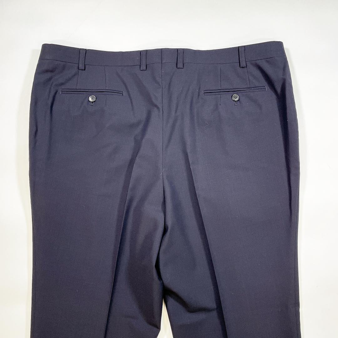 LANVIN COLLECTION ダブル スーツ セットアップ T52 紺