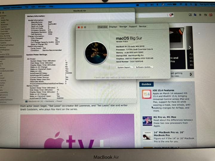 スマホ・タブレット・パソコン APPLE MacBook Air MACBOOK AIR MD760J/A