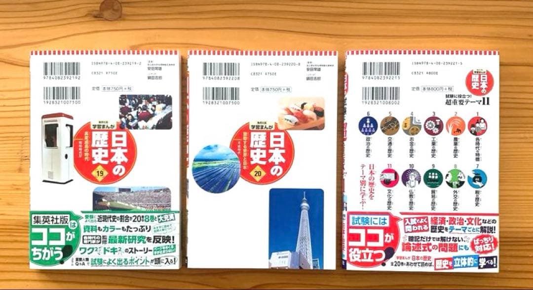 コンパクト版 集英社 日本の歴史 全20巻 + 別冊1冊 21冊セット