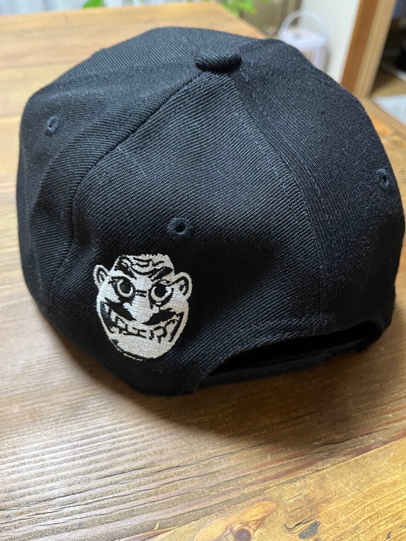 ANTHRAX 刺繍キャップ 黒 アンスラックス