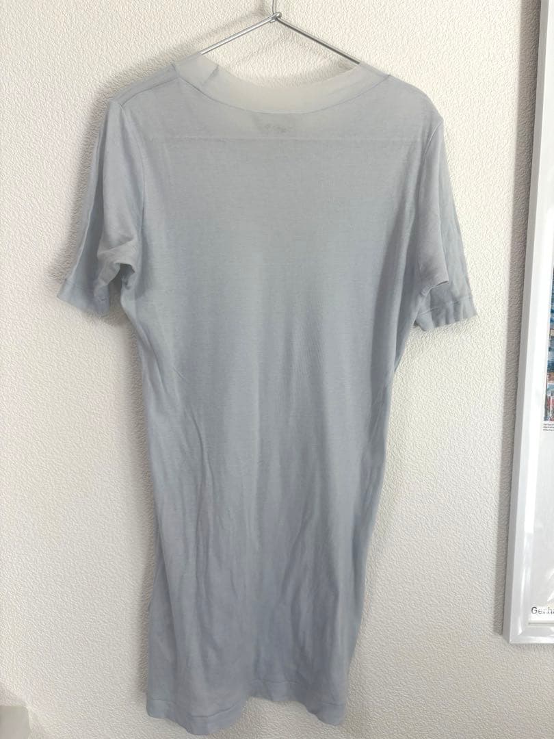 AURALEE シアーリブtee 0 light blue