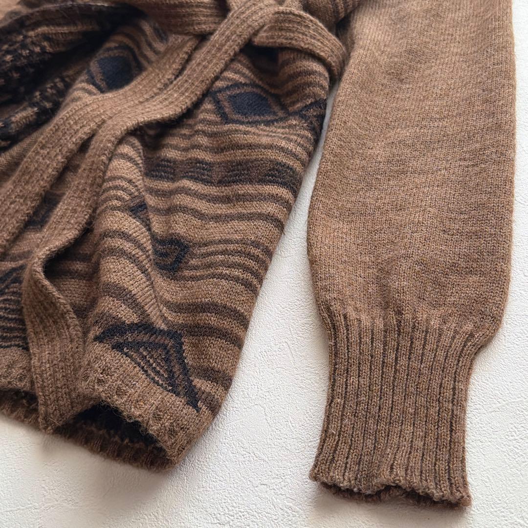 MaxMara WEEKEND LINE アルパカ ベルトニットカーディガン 茶