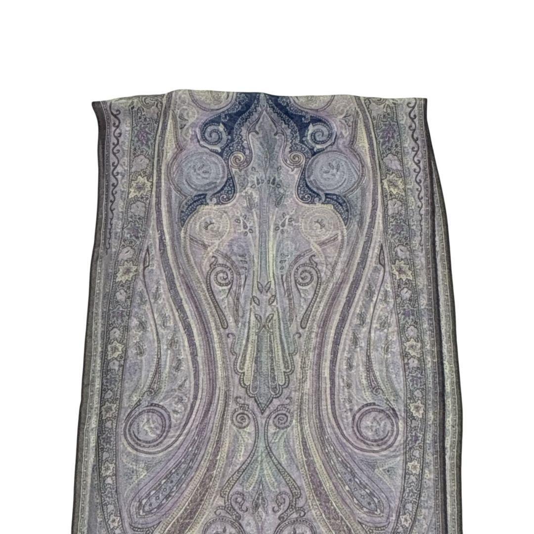 極美品✨ETRO エトロ シルク イタリア製 ストール スカーフ ペイズリー