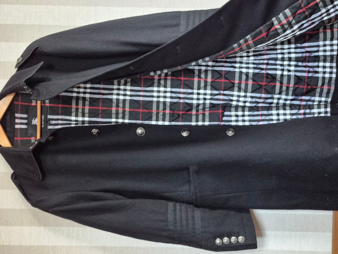 BURBERRY BLACK LABEL　メンズコートM ふわふわ
