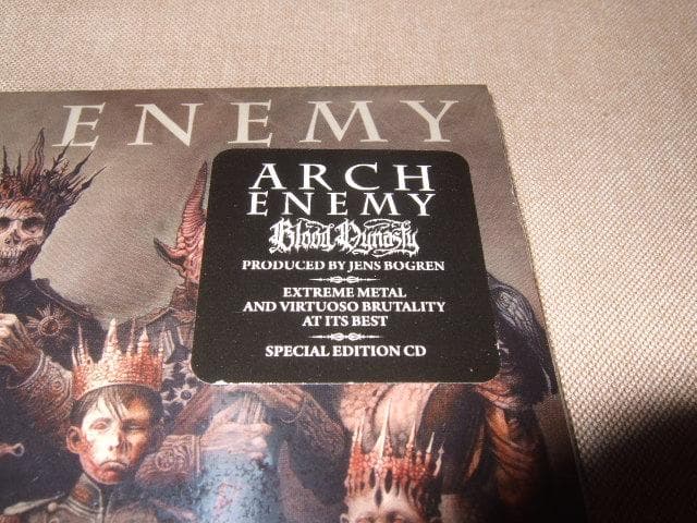 ARCH ENEMY,直筆サイン入り,新品未開封,アーチ・エネミー,デスメタル