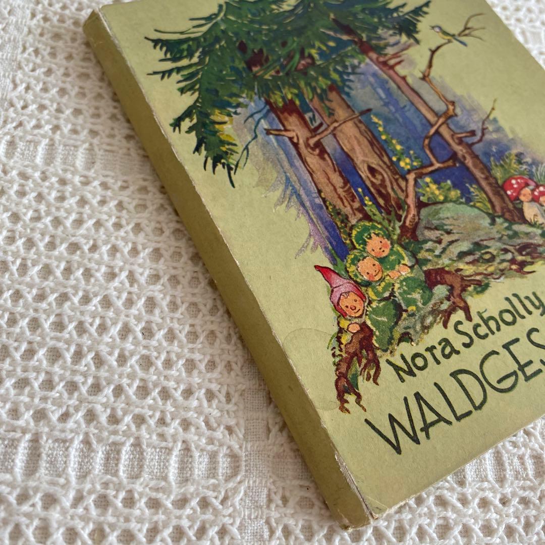【レア】Nora Scholly ドイツの小さな絵本 森のお話 洋書 古書