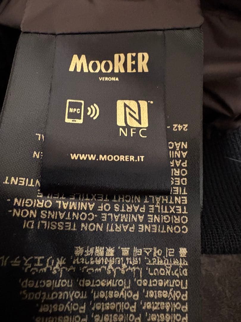 美品　MooRER CORELLI ムーレー　コレッリ　ブラック　46