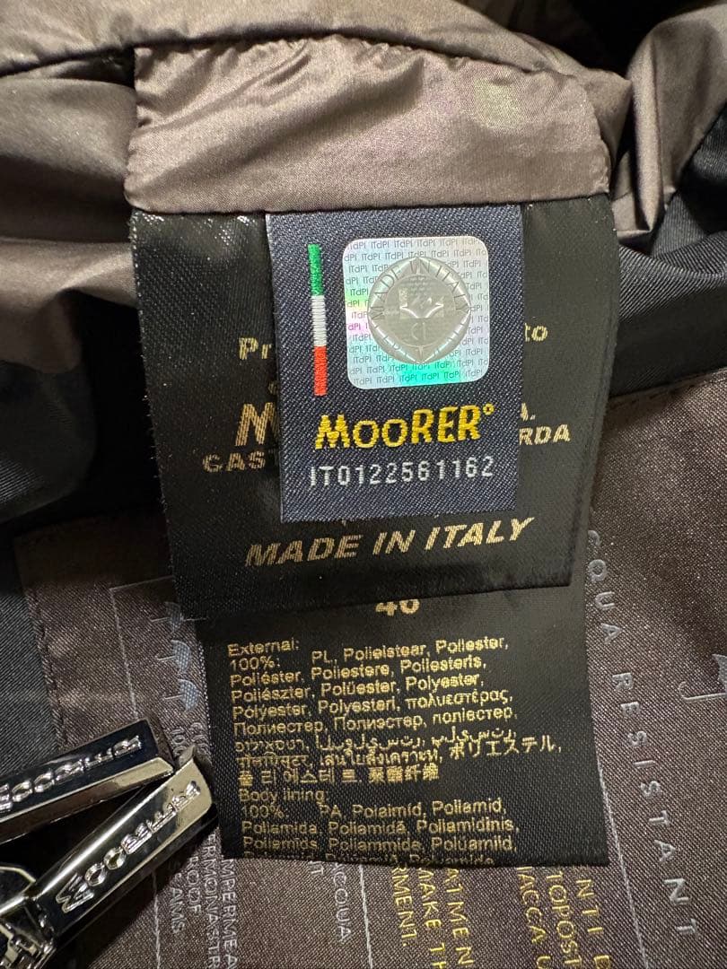 美品　MooRER CORELLI ムーレー　コレッリ　ブラック　46