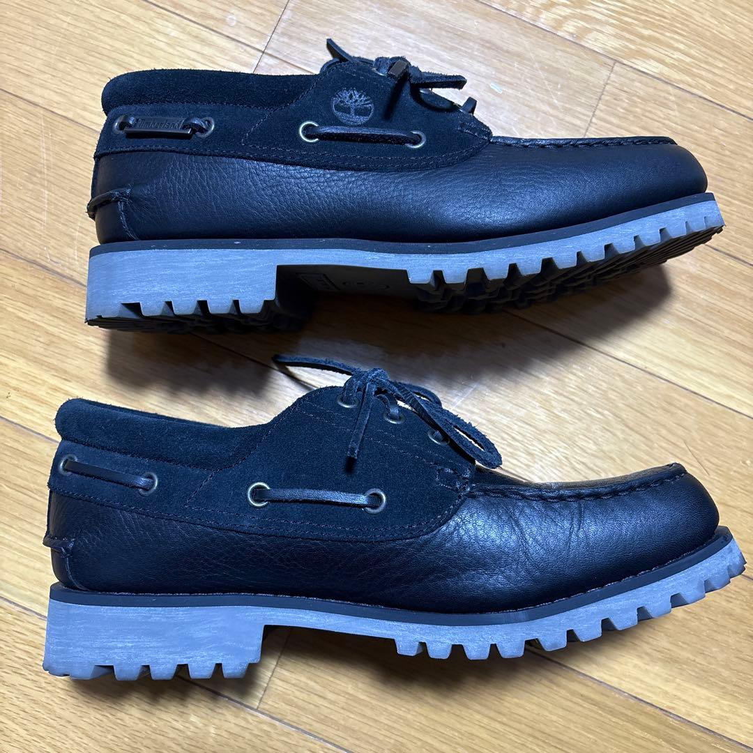 ウ*ー様 Timberland スリーアイ クラシック ラグソール BLACK