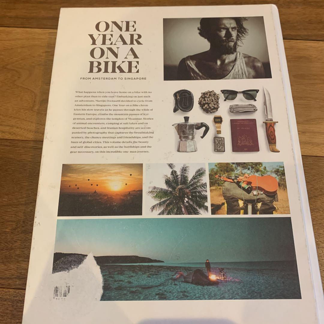 ONE YEAR ON A BIKE  洋書