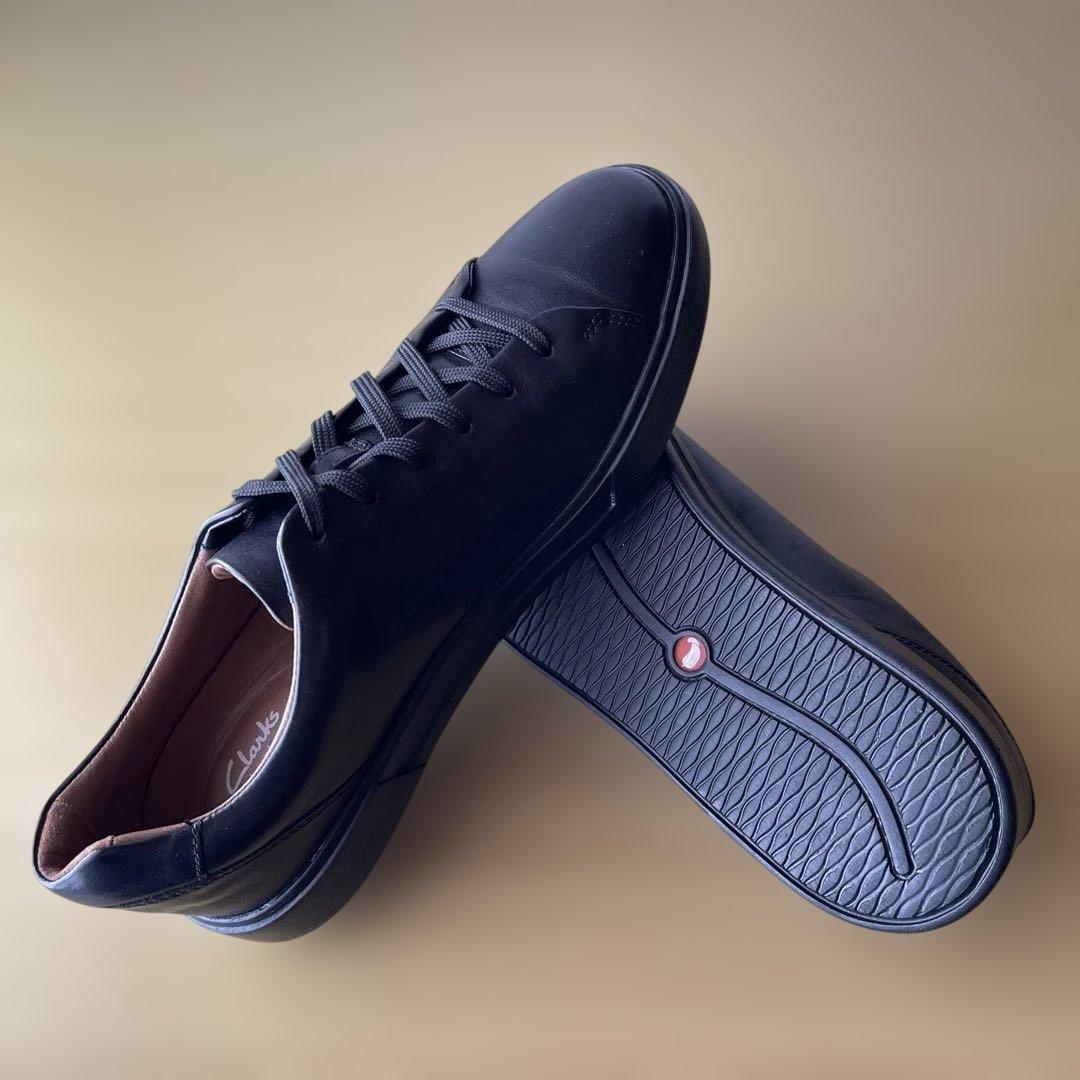 【Clarks】UnCostaLaceアンコスタレースレザーシューズ27.5cm