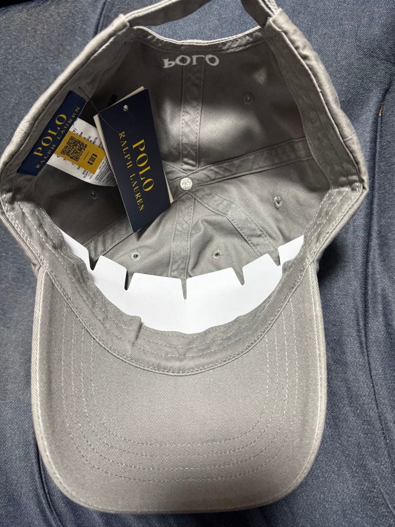 新品未使用 Polo Ralph Lauren グレーキャップ