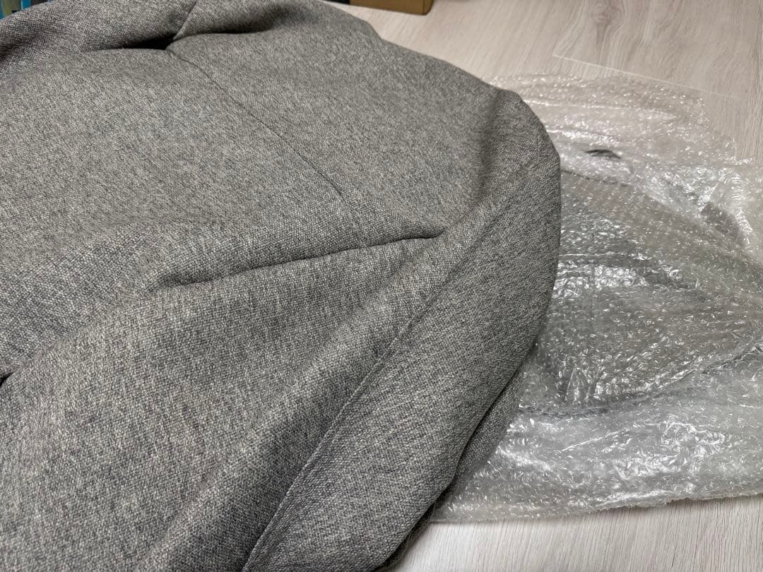 エアタンク新品 無印良品 空気で出来たソファー グレー