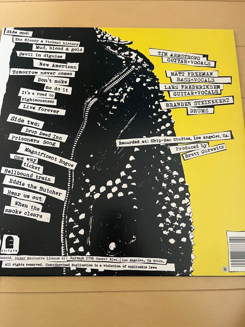 Rancid 12インチレコード　2枚セット