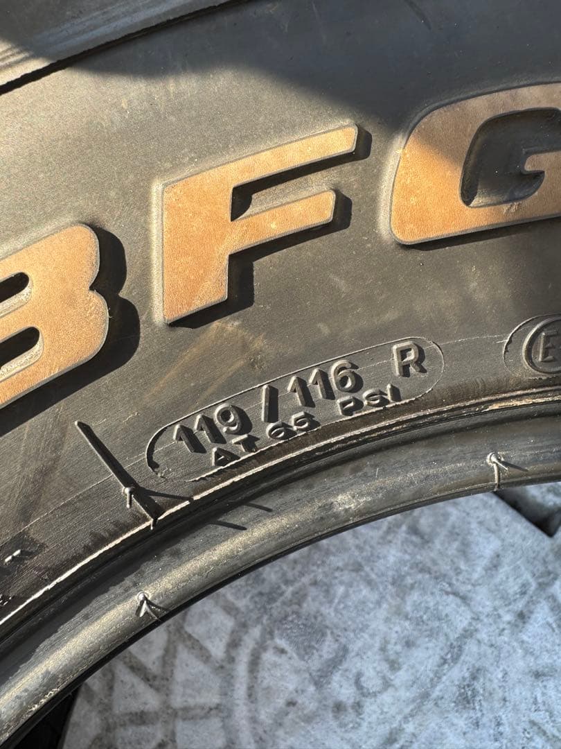 タイヤ・ホイール BFGOODRICH ALL-TERRAIN T/A 265/75R16