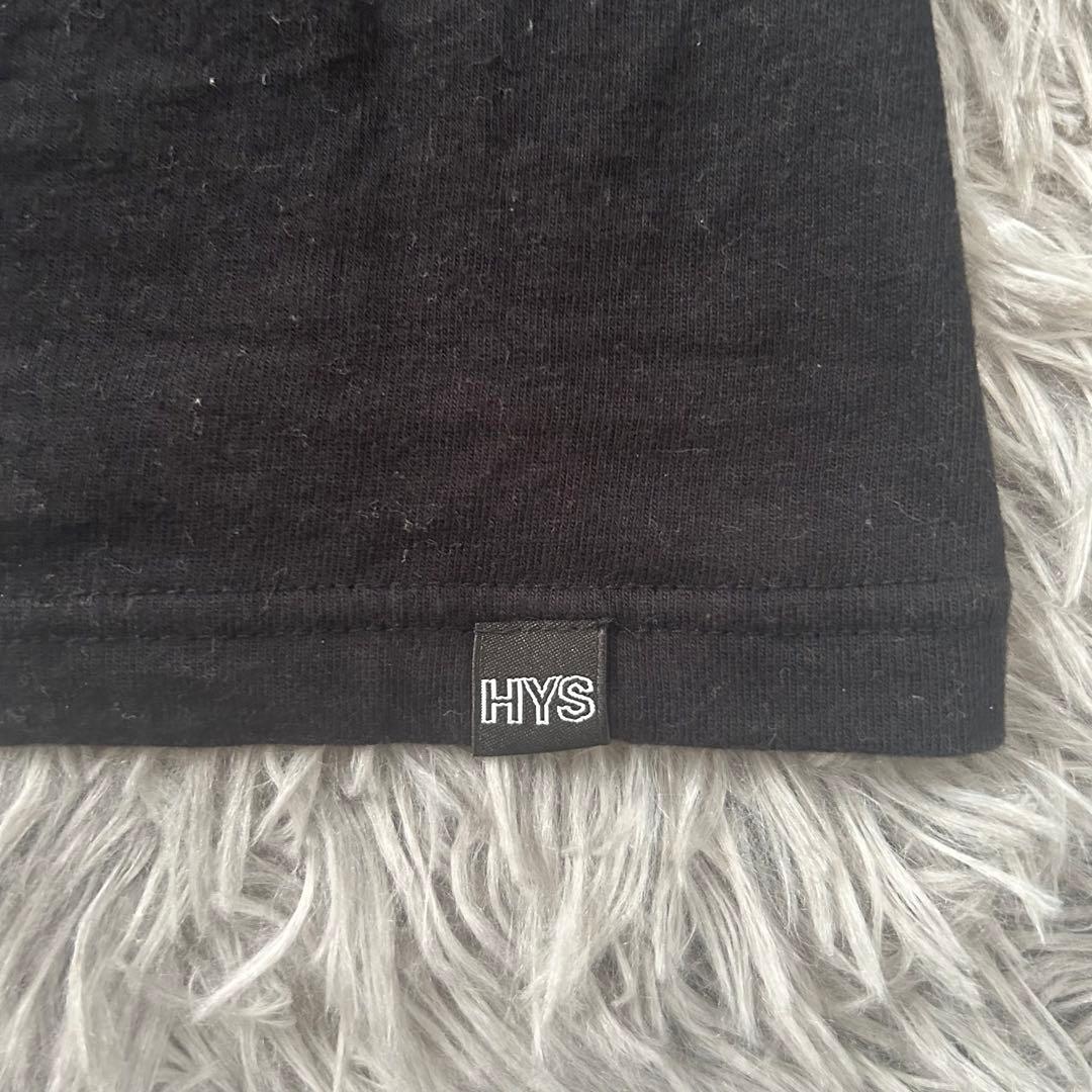 HYSTERIC GLAMOUR クロップドTシャツ ブラック　ヒス　短丈