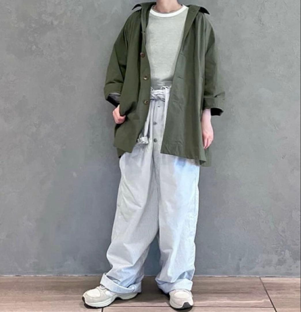 【journal standard luxe】ナイロンOXフレアーフードコート