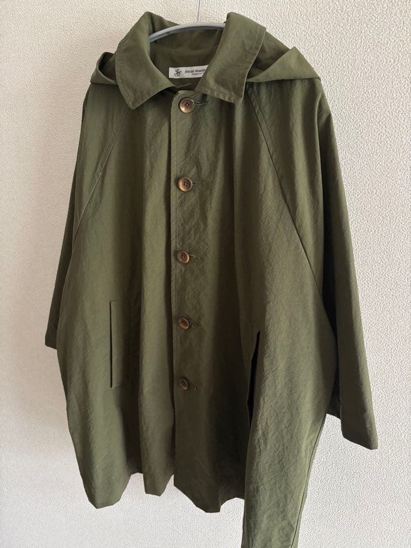 【journal standard luxe】ナイロンOXフレアーフードコート