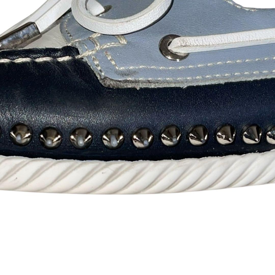 ルブタン ChristianLouboutin スタッズ デッキシューズ
